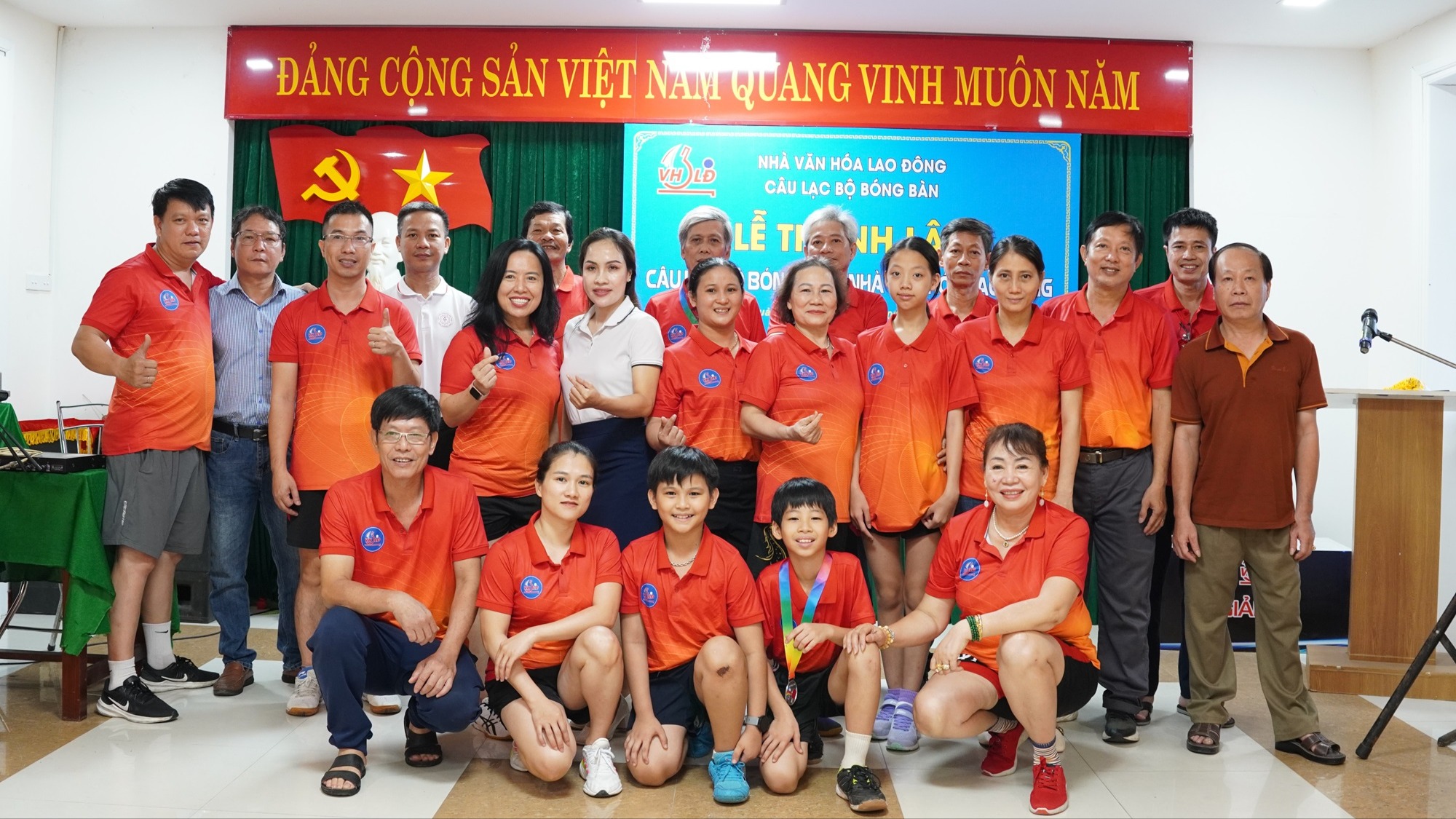 Thành lập Câu lạc bộ bóng bàn Nhà Văn hóa Lao động