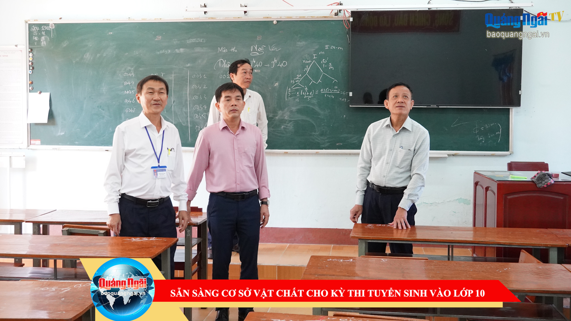 [Video]. Sẵn sàng cơ sở vật chất cho kỳ thi tuyển sinh vào lớp 10