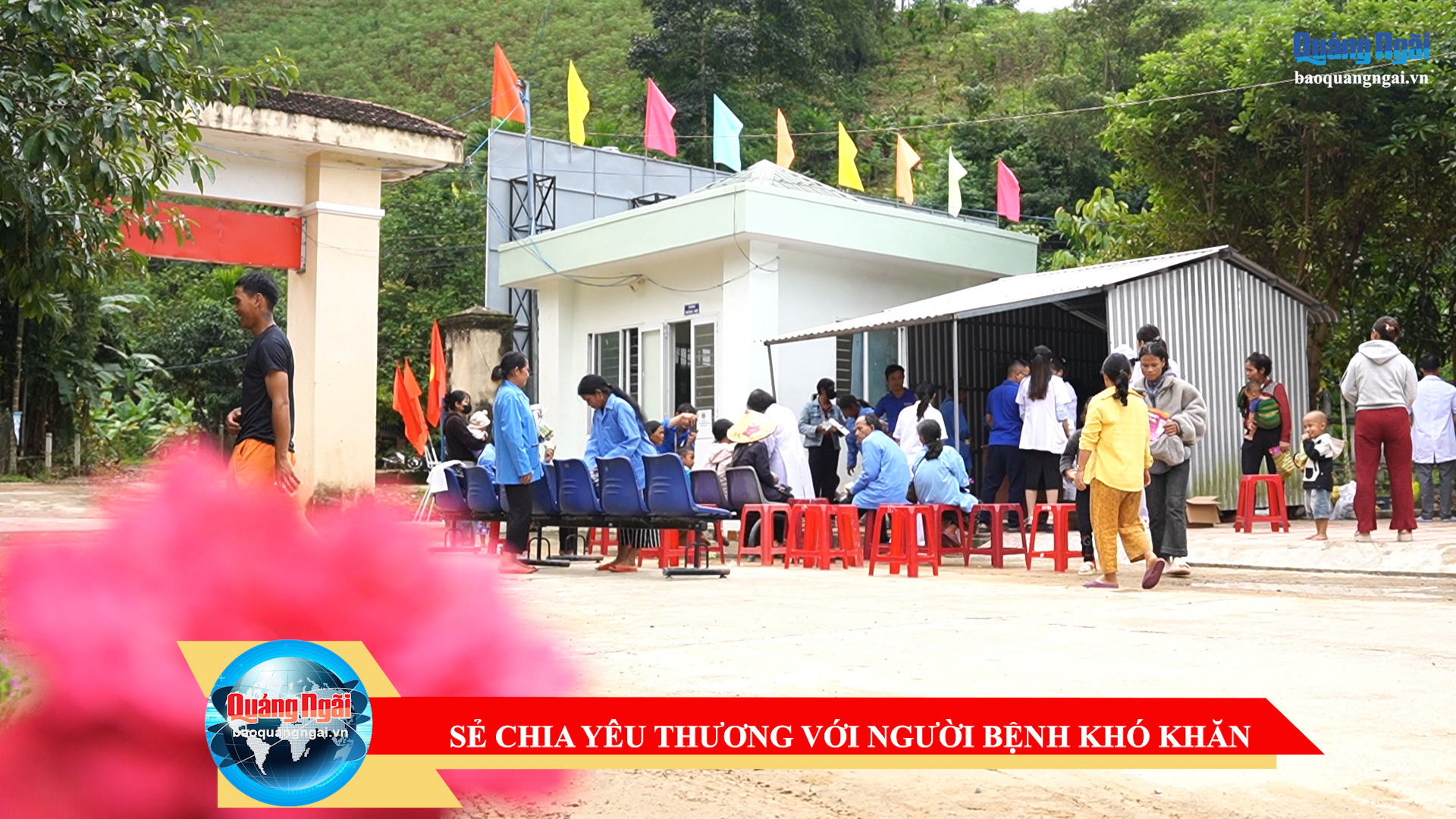 [Video]. Sẻ chia yêu thương với người bệnh khó khăn