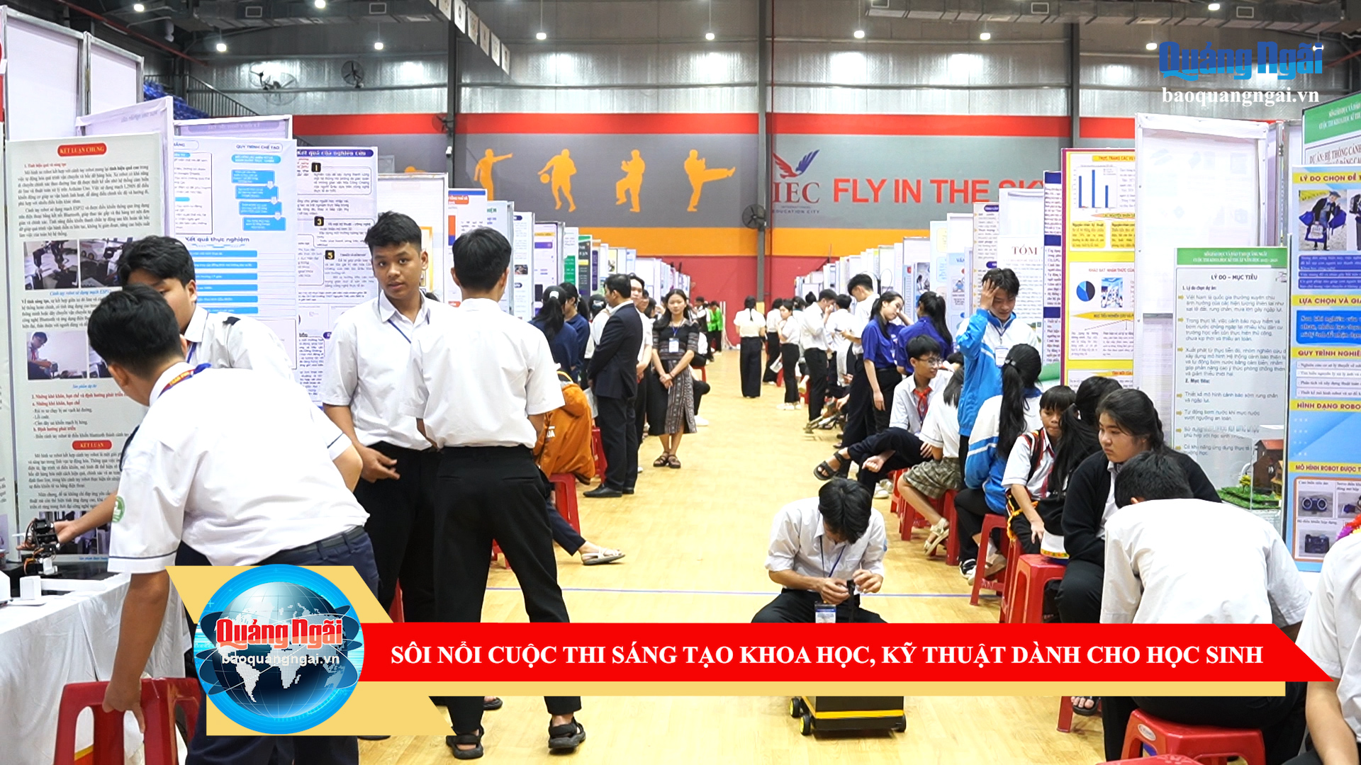 [Video]. Sôi nổi Cuộc thi sáng tạo khoa học, kỹ thuật dành cho học sinh