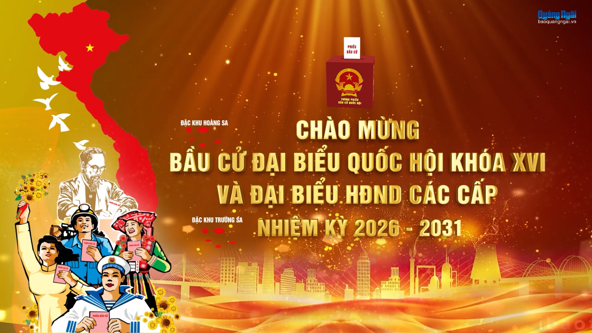 [Video]. Bản tin chào mừng bầu cử đại biểu Quốc hội khóa XVI và đại biểu HĐND các cấp nhiệm kỳ 2026 - 2031 (Số 09)