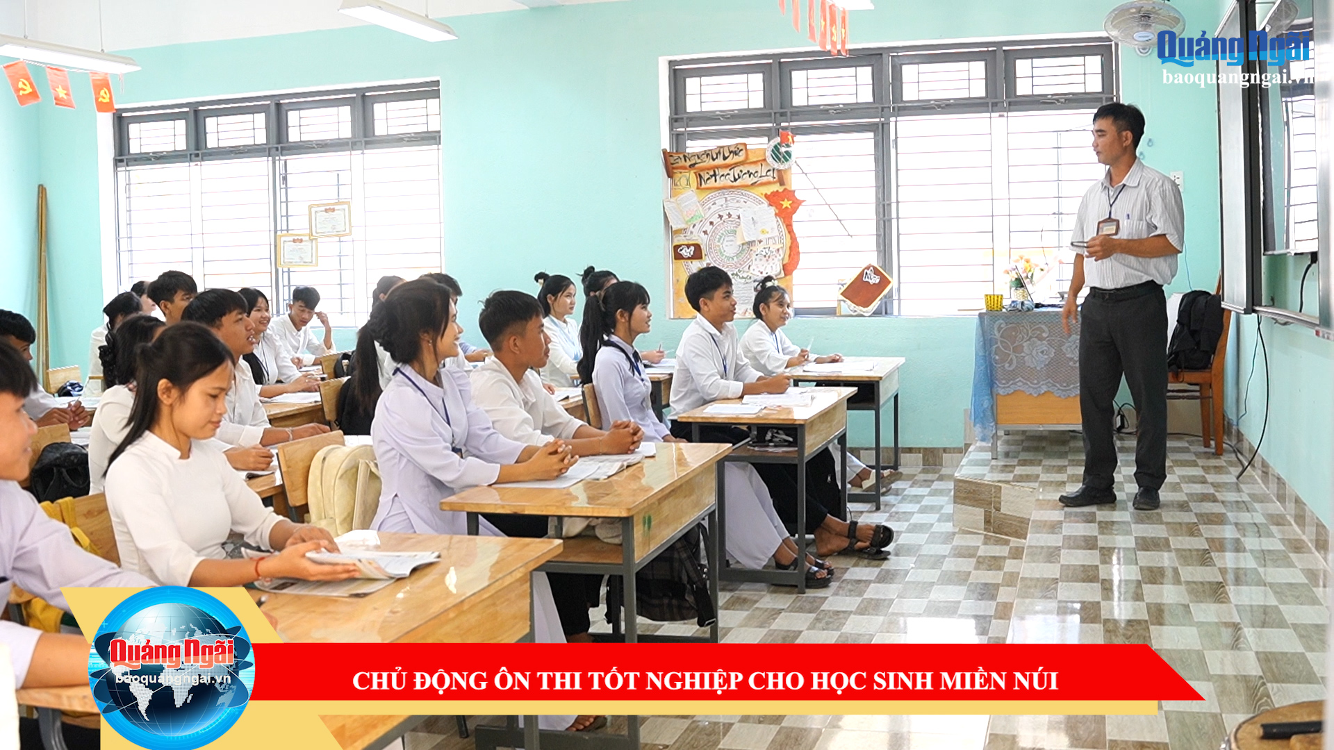 [Video]. Chủ động ôn thi tốt nghiệp cho học sinh miền núi