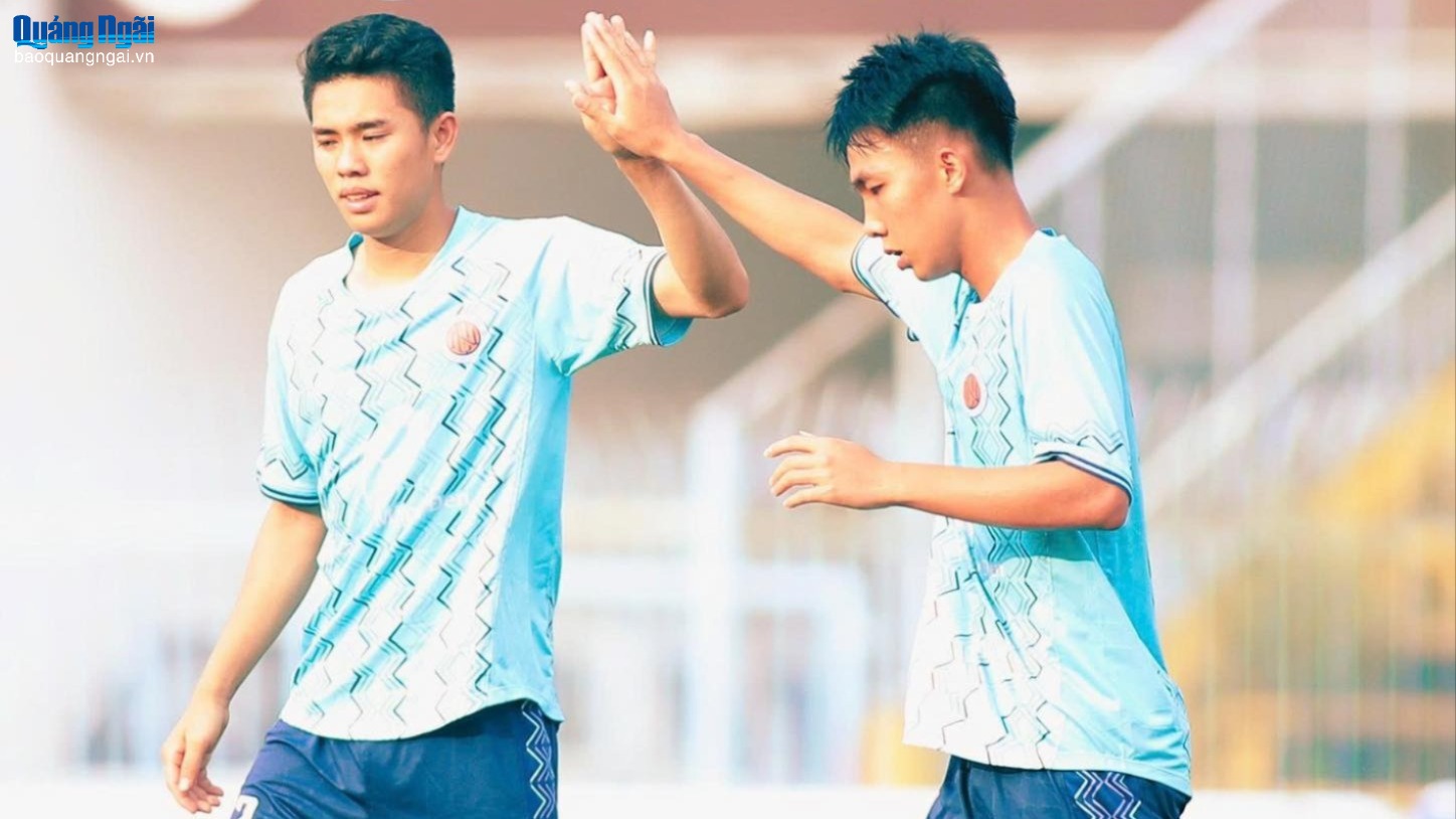 Quảng Ngãi giành thắng lợi 2 - 0 trước Mê Kông Cần Thơ