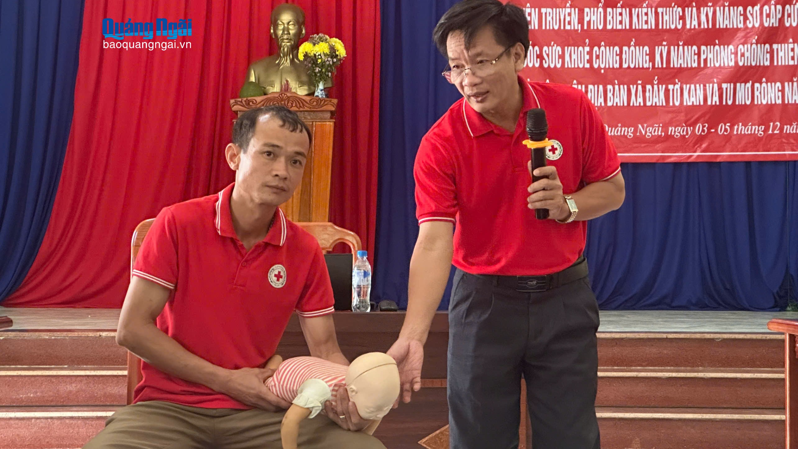 Tập huấn cấp cứu, chăm sóc sức khỏe, phòng chống thiên tai, hỏa hoạn