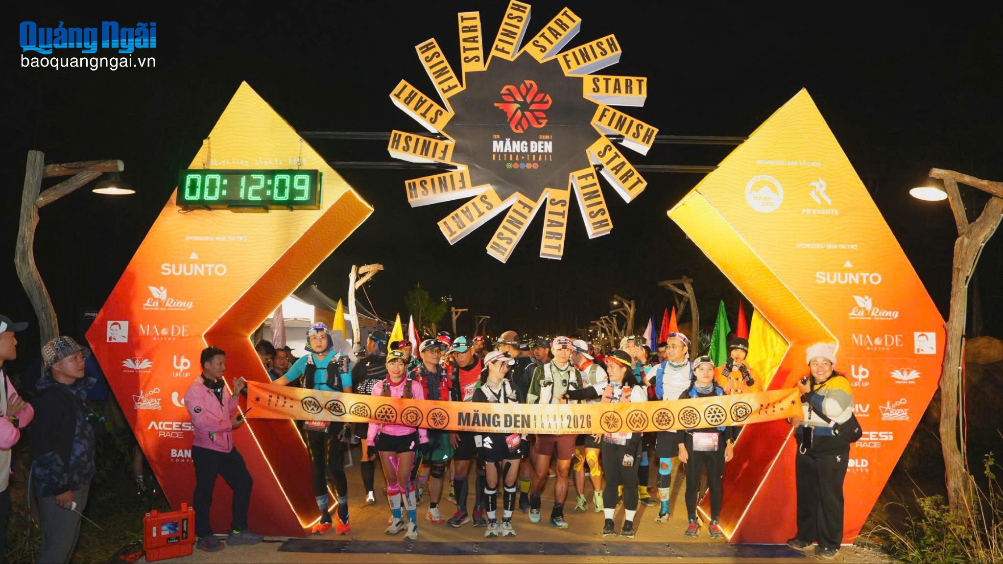 Gần 800 vận động viên tham gia giải chạy xuyên rừng tại Măng Đen