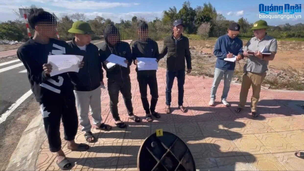 Bắt 6 đối tượng cắt trộm dây cáp điện, thiệt hại 300 triệu đồng