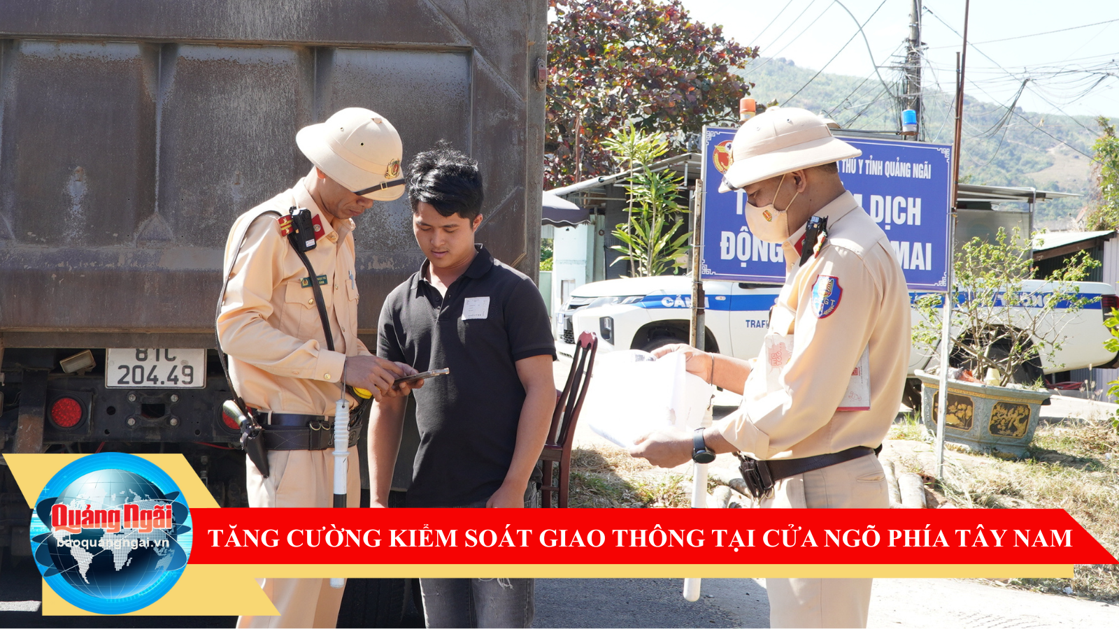 [Video]. Tăng cường kiểm soát giao thông tại cửa ngõ phía tây nam