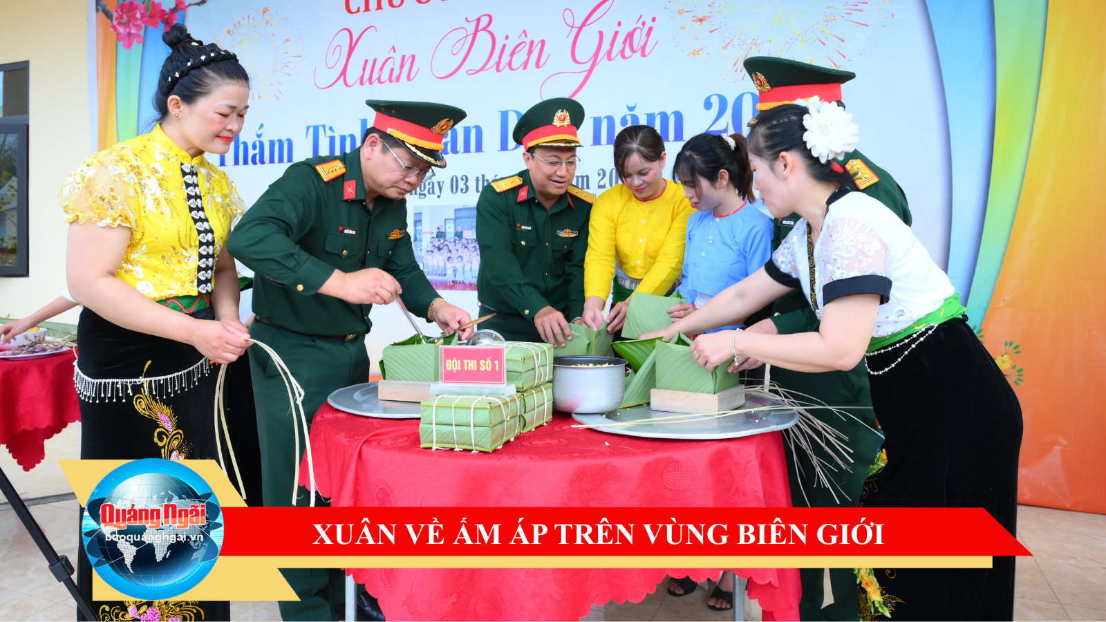 [Video]. Xuân về ấm áp trên vùng biên giới