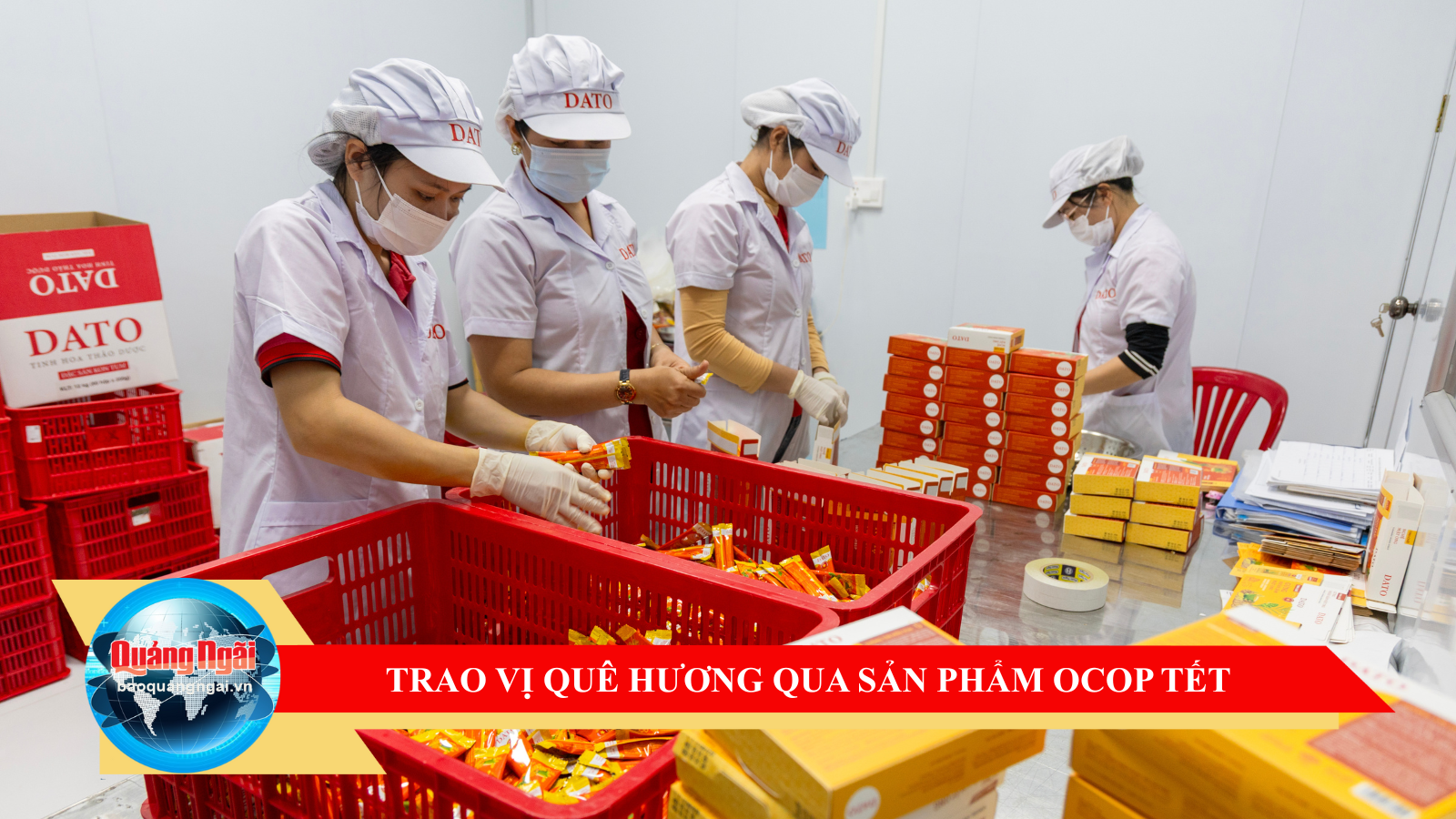 [Video]. Trao vị quê hương qua sản phẩm OCOP Tết