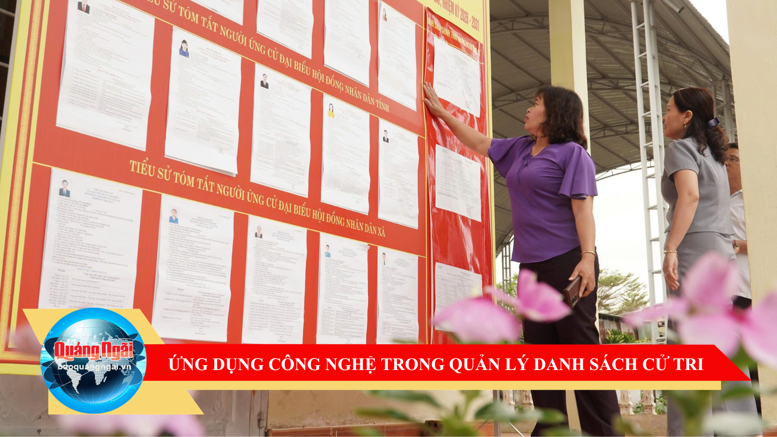 [Video]. Ứng dụng công nghệ trong quản lý danh sách cử tri