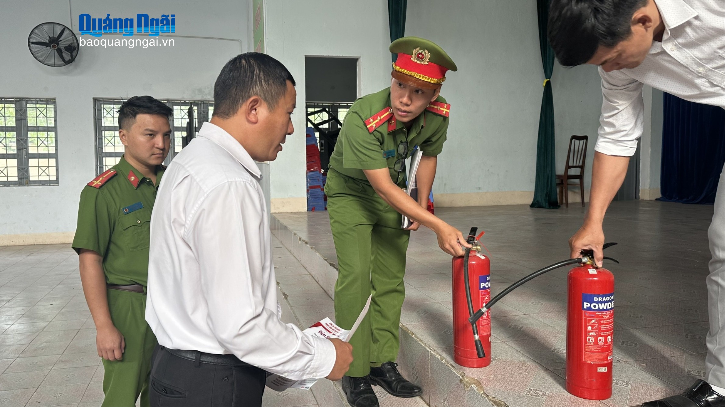 Đảm bảo an toàn phòng cháy, chữa cháy tại các điểm bầu cử