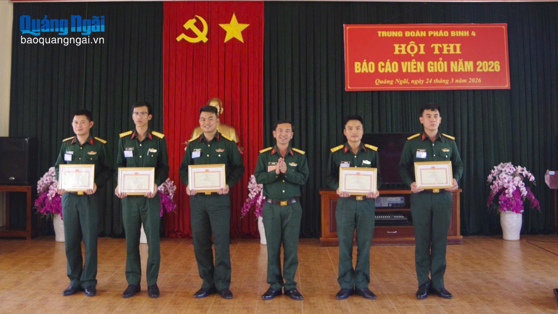 Hội thi báo cáo viên giỏi Trung đoàn Pháo binh 4, Sư đoàn 10