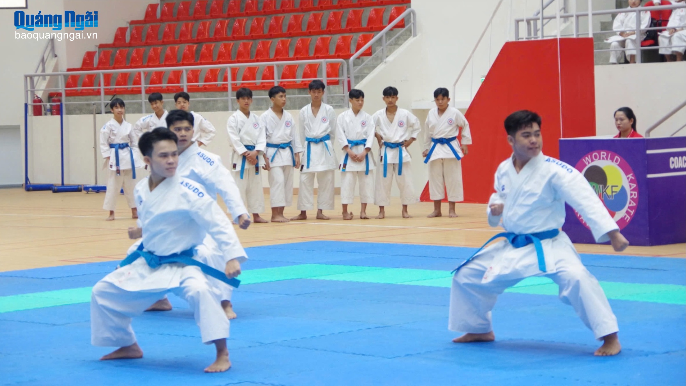 Khai mạc môn Karate Đại hội Thể dục Thể thao tỉnh lần thứ I