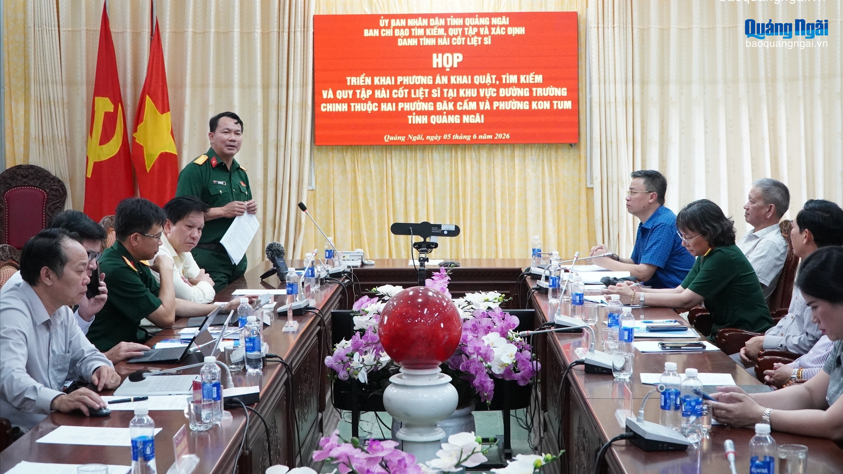 Đào 4 rãnh thăm dò để tìm kiếm, quy tập hài cốt liệt sĩ đường Trường Chinh