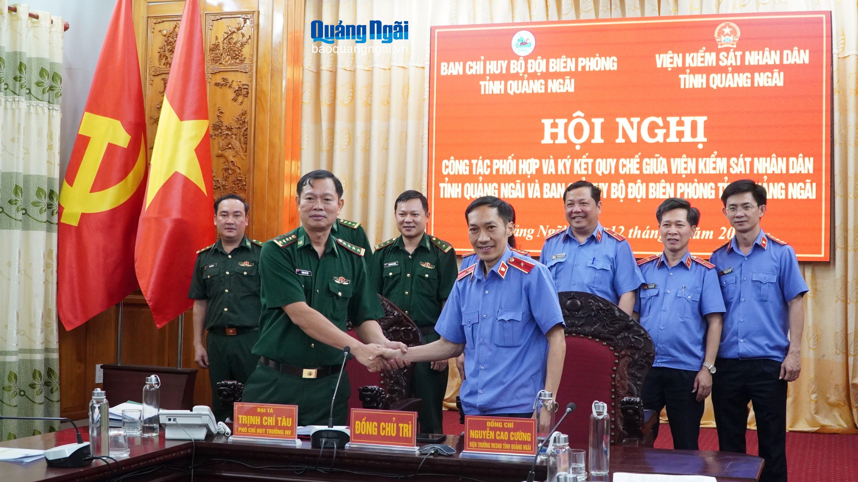Tăng cường phối hợp giữa Viện Kiểm sát nhân dân tỉnh và Bộ đội Biên phòng tỉnh
