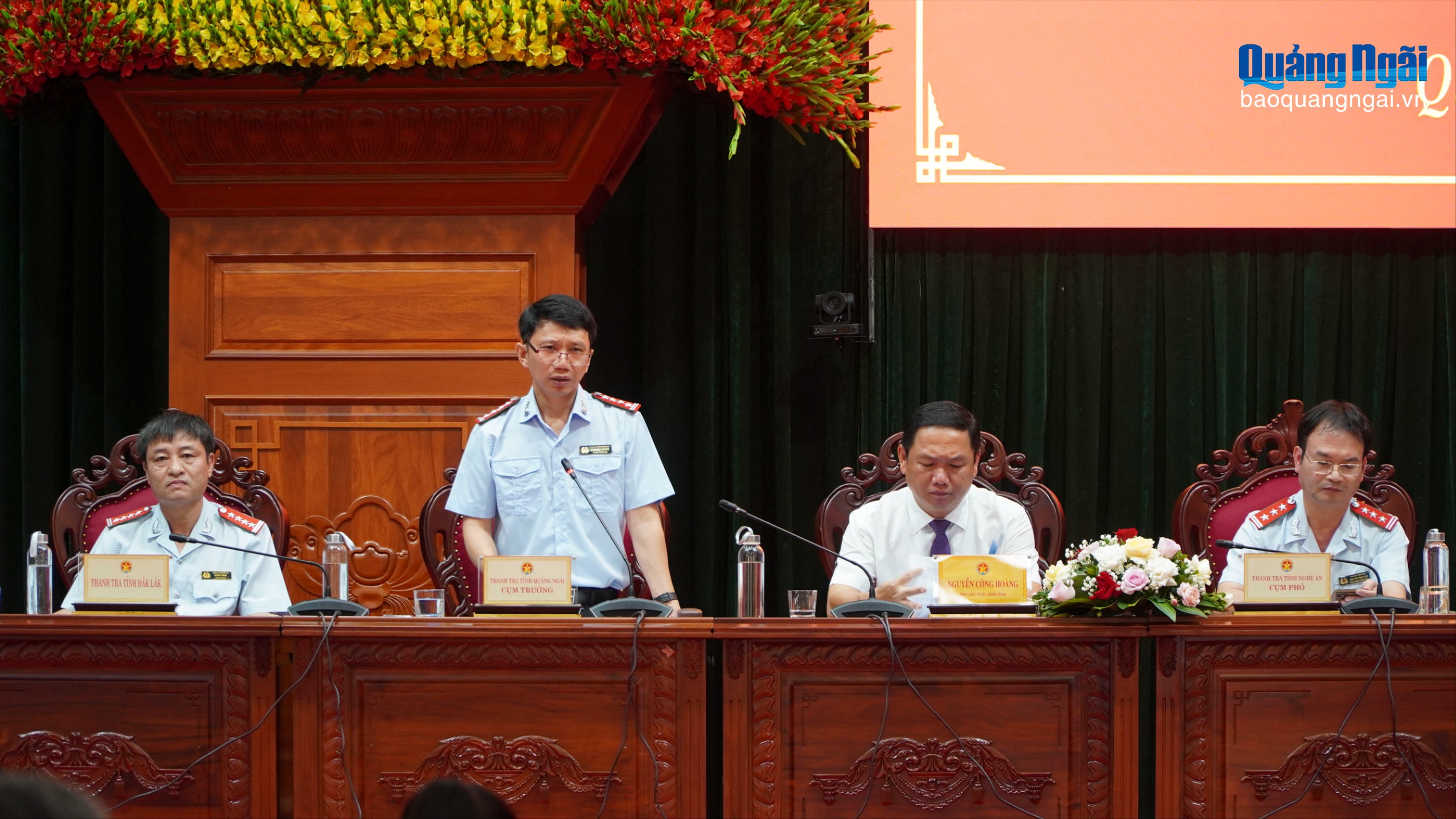 Cụm Thanh tra các tỉnh miền Trung sơ kết phong trào thi đua