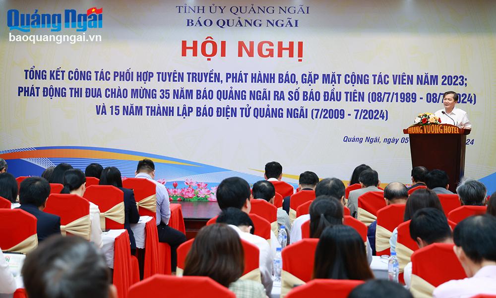 Video: Báo Quảng Ngãi tổng kết công tác phối hợp tuyên truyền, phát hành báo