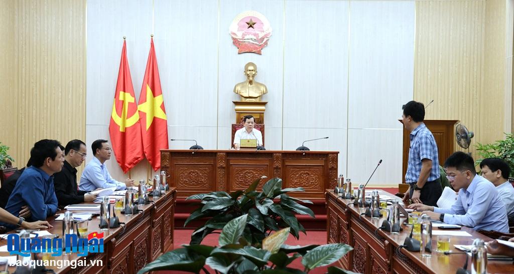 Họp Ban Chỉ đạo giải phóng mặt bằng đường Hoàng Sa – Dốc Sỏi