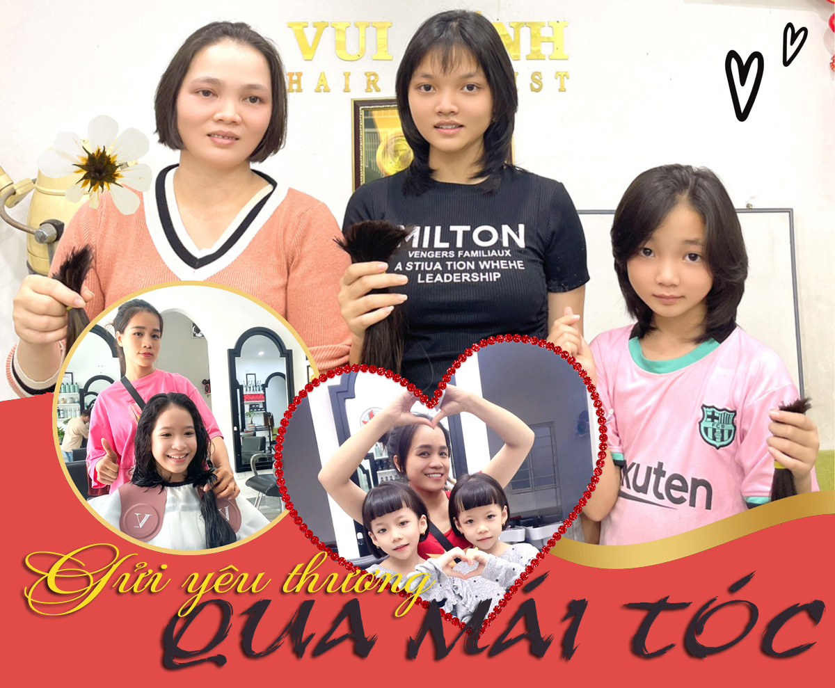 [Emagazine]. Gửi yêu thương qua mái tóc 