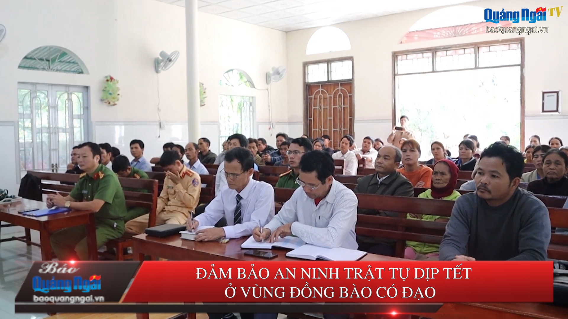 Video: Đảm bảo an ninh trật tự ở vùng đồng bào có đạo