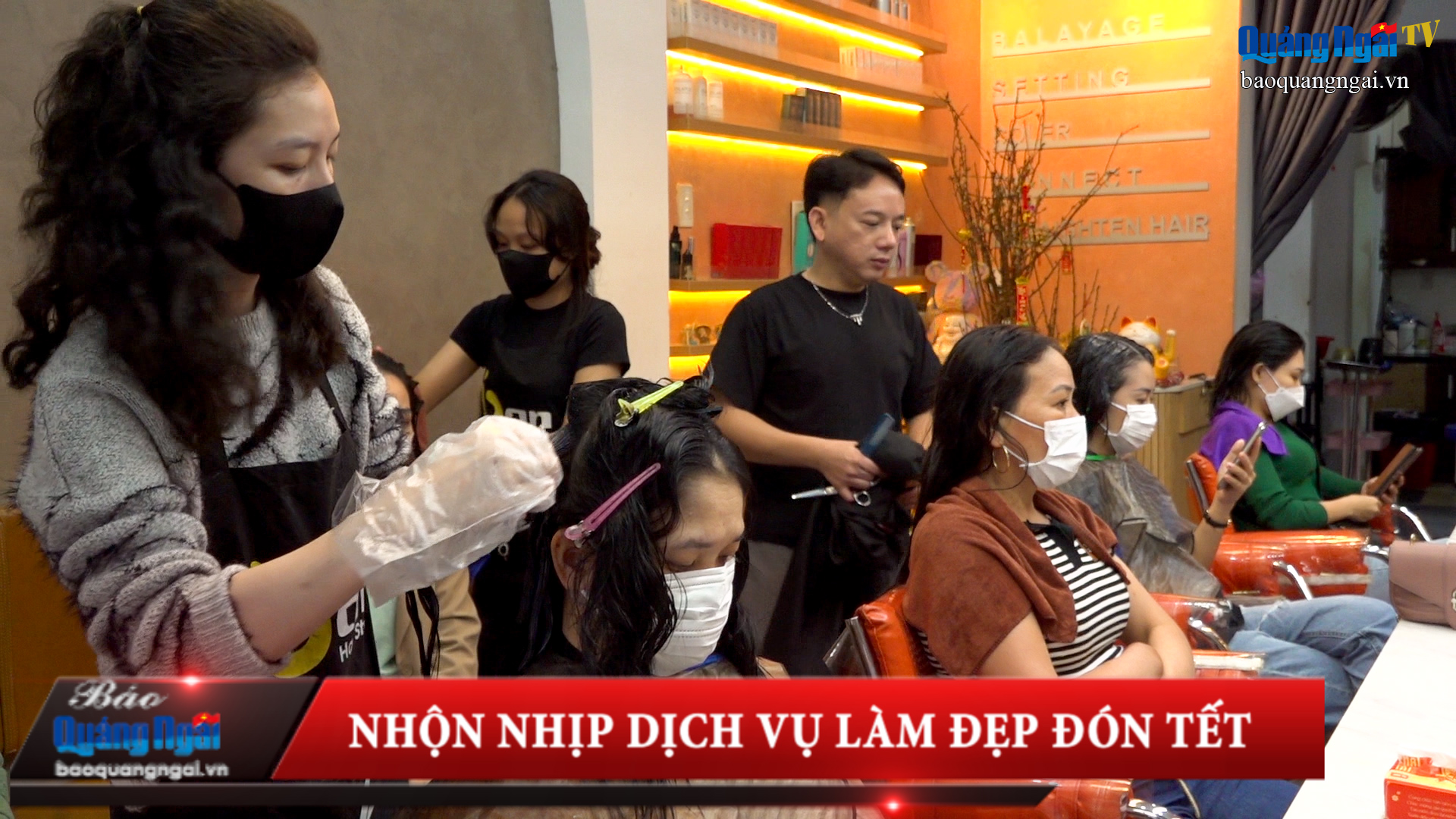 Video: Nhộn nhịp dịch vụ làm đẹp đón Tết