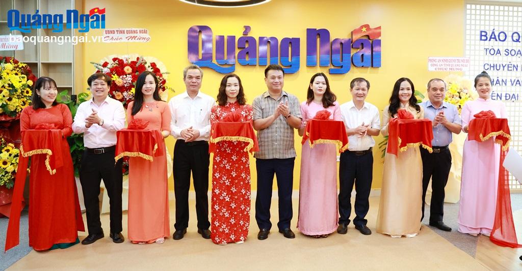 Báo Quảng Ngãi khánh thành Phòng Studio và Tòa soạn hội tụ
