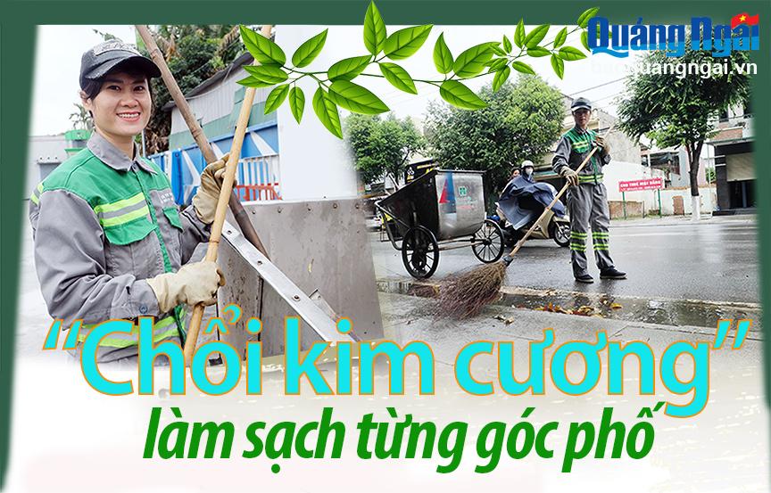 “Chổi kim cương” làm sạch từng góc phố
