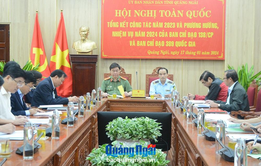 Triển khai nhiệm vụ của Ban Chỉ đạo 138 Chính phủ và Ban Chỉ đạo 389 Quốc gia