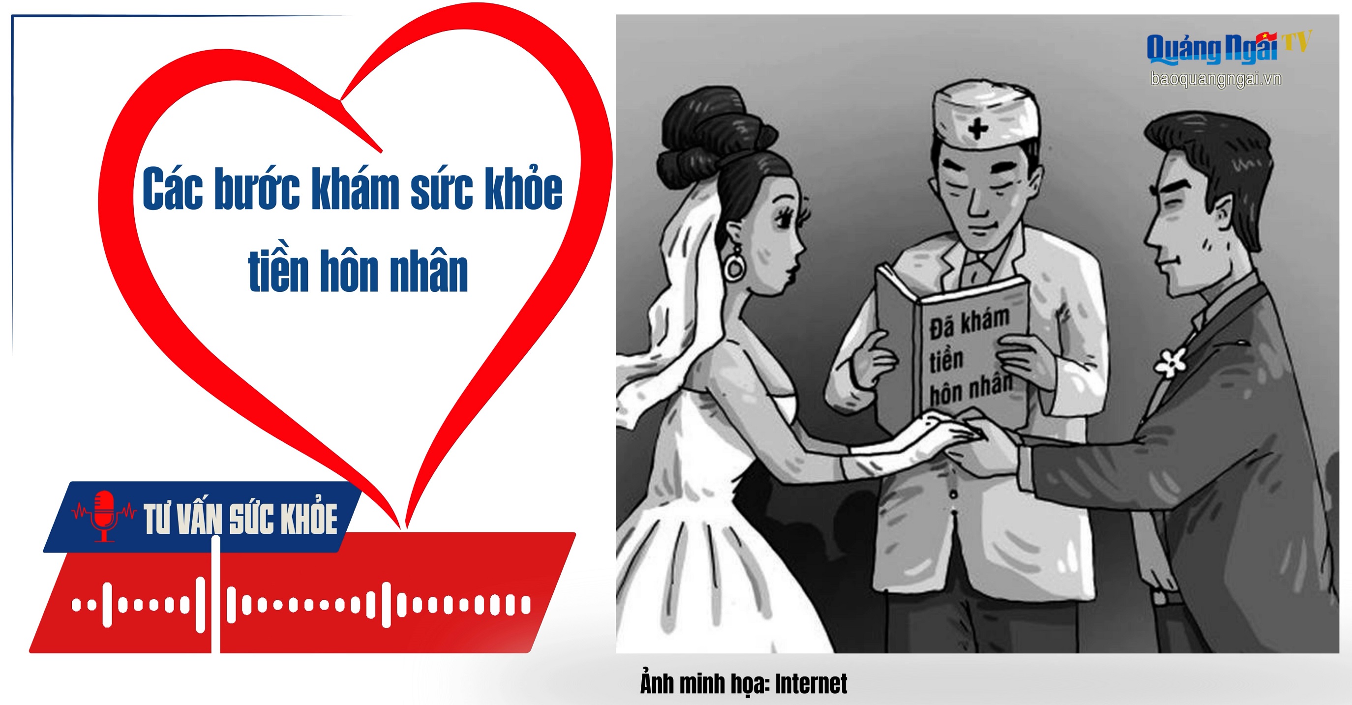 Podcast Tư vấn sức khỏe: Các bước khám sức khỏe tiền hôn nhân