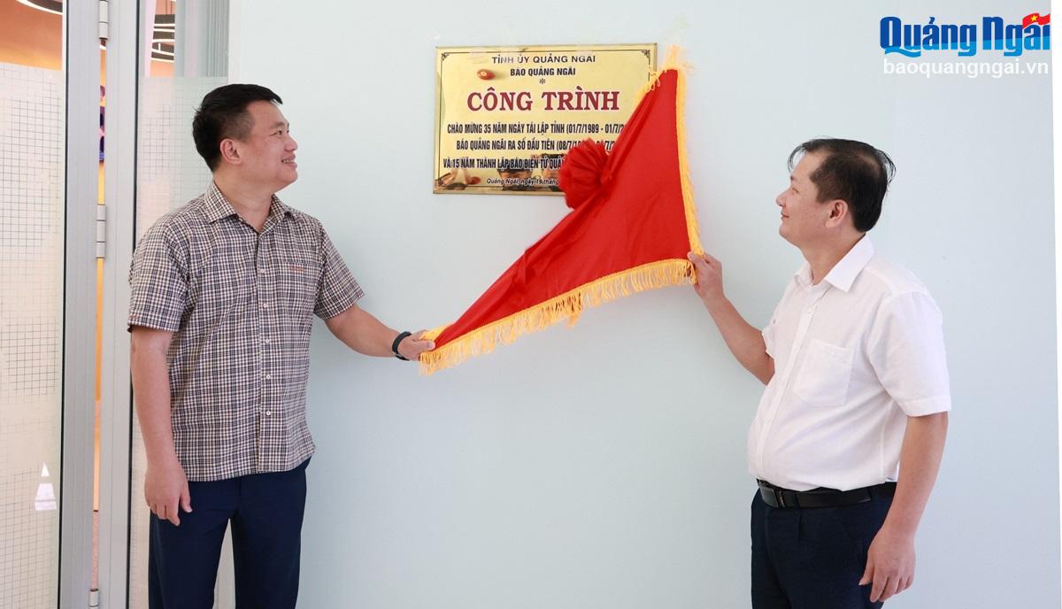 Video: Báo Quảng Ngãi khánh thành phòng studio và phòng toà soạn hội tụ