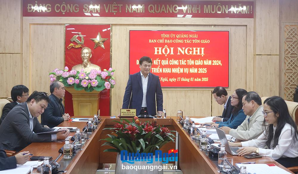 Triển khai nhiệm vụ công tác tôn giáo năm 2025