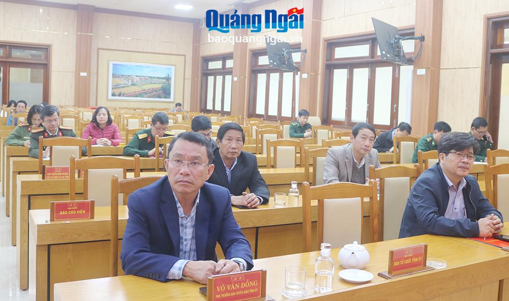 Hội nghị Báo cáo viên Trung ương tháng 1/2025