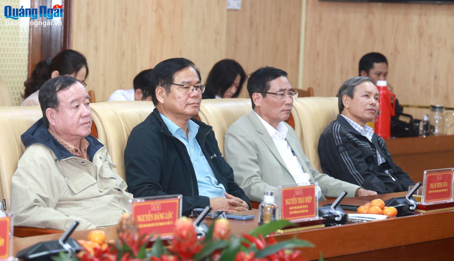 Gặp mặt, chúc Tết cán bộ thuộc diện Ban Thường vụ Tỉnh ủy quản lý nghỉ hưu năm 2024