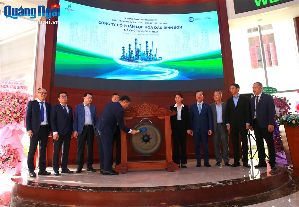 3,1 tỷ cổ phiếu BSR chính thức niêm yết trên HOSE