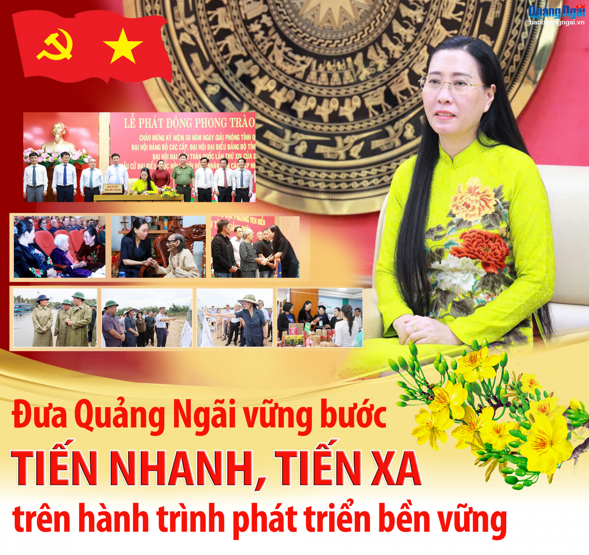 [Emagazine]. Đưa Quảng Ngãi vững bước tiến nhanh, tiến xa trên hành trình phát triển bền vững