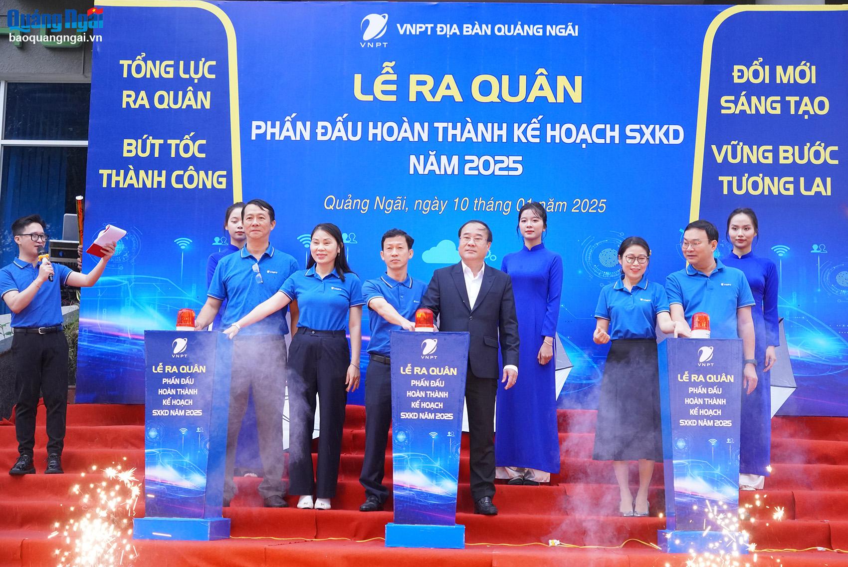 VNPT Quảng Ngãi tổ chức lễ ra quân sản xuất, kinh doanh năm 2025