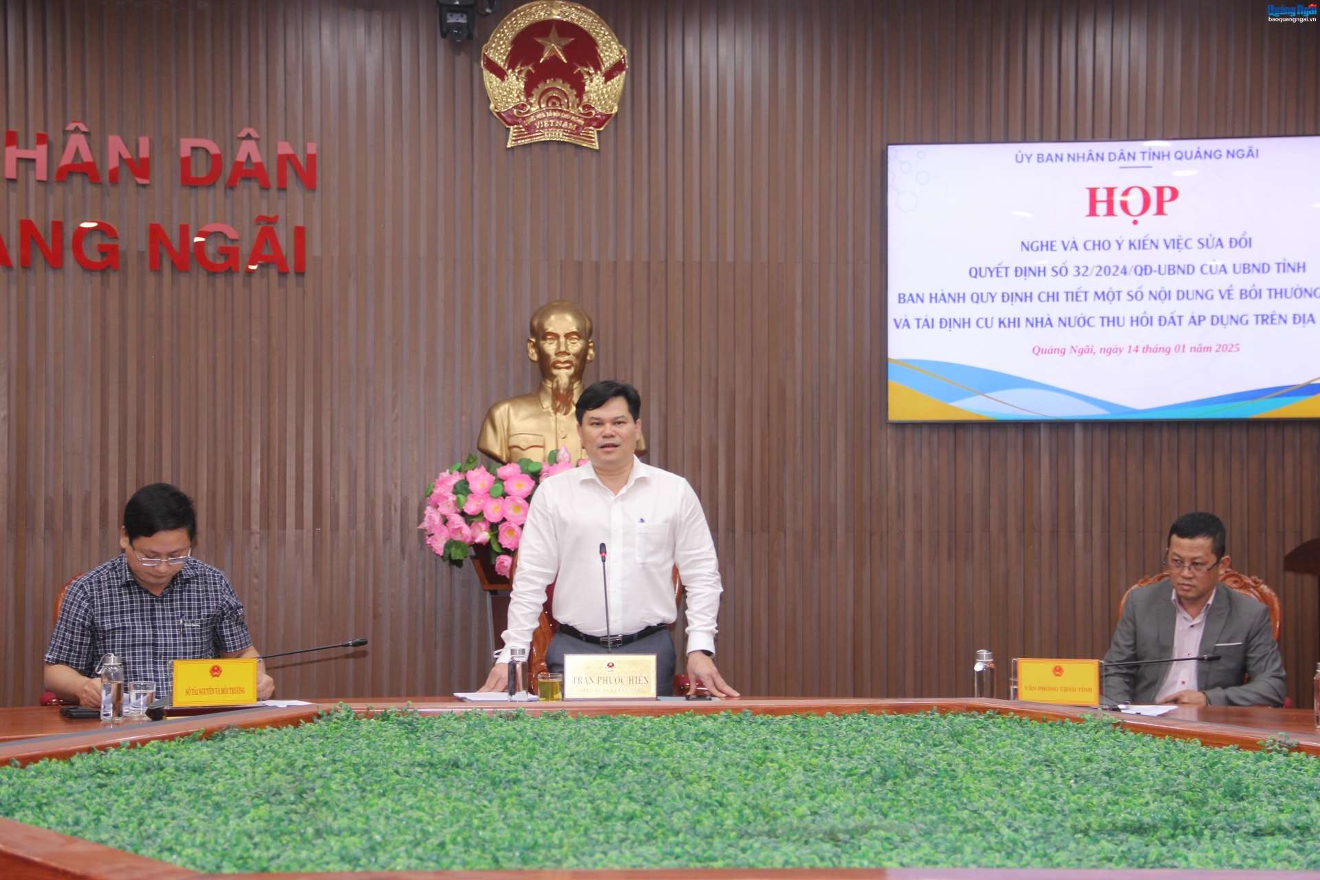 Hoàn thiện dự thảo sửa đổi, bổ sung quy định bồi thường, hỗ trợ và tái định cư 