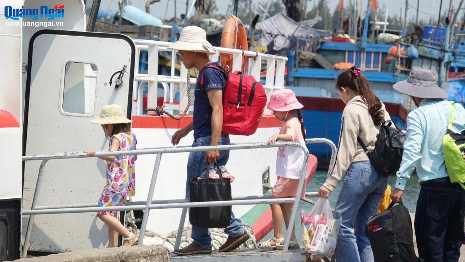 Sẵn sàng phương án đưa dân về Lý Sơn ăn Tết khi biển động