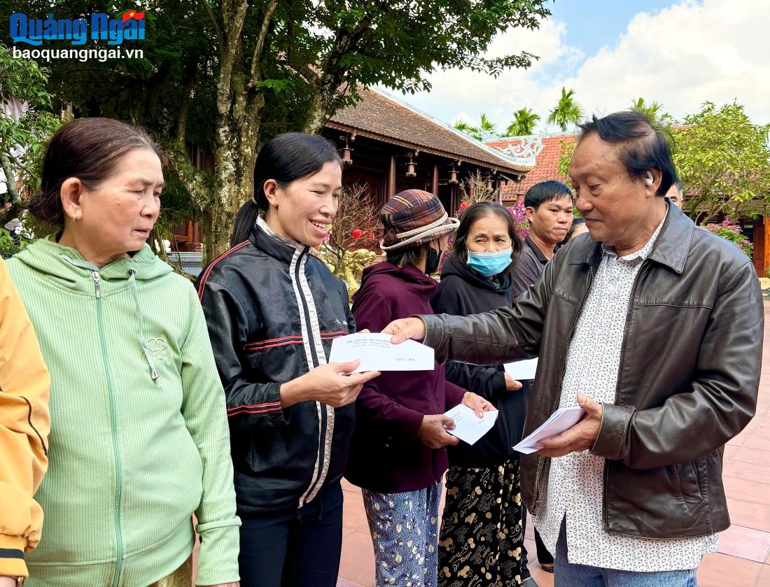 Tặng 200 suất quà Tết cho hộ nghèo, cận nghèo