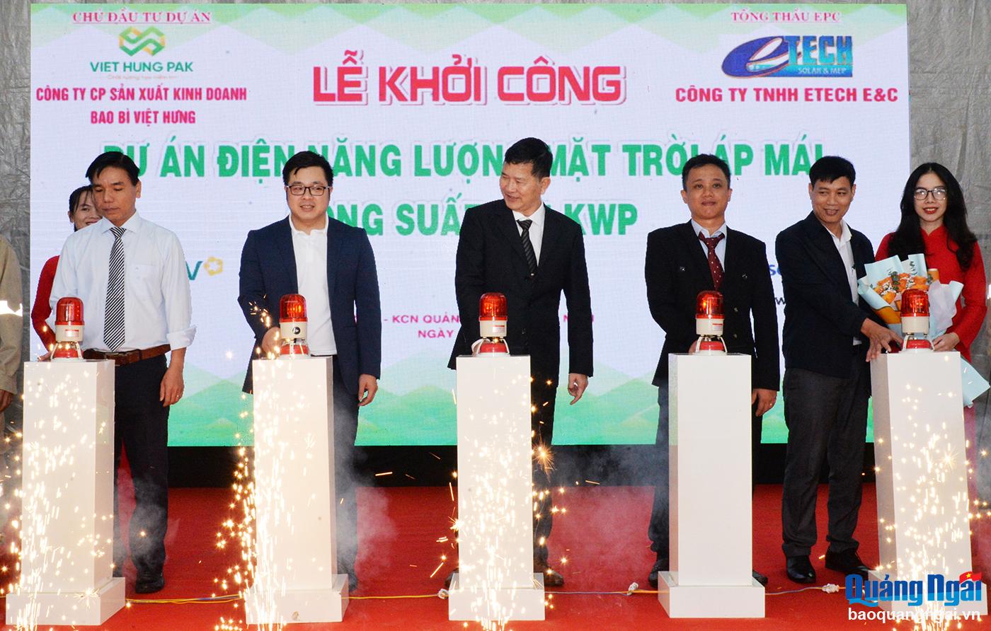 Khởi công dự án điện mặt trời áp mái nhà 705 KWp 