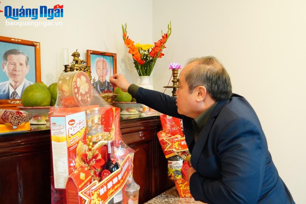 Lãnh đạo tỉnh thăm, chúc Tết gia đình các đồng chí nguyên lãnh đạo tỉnh