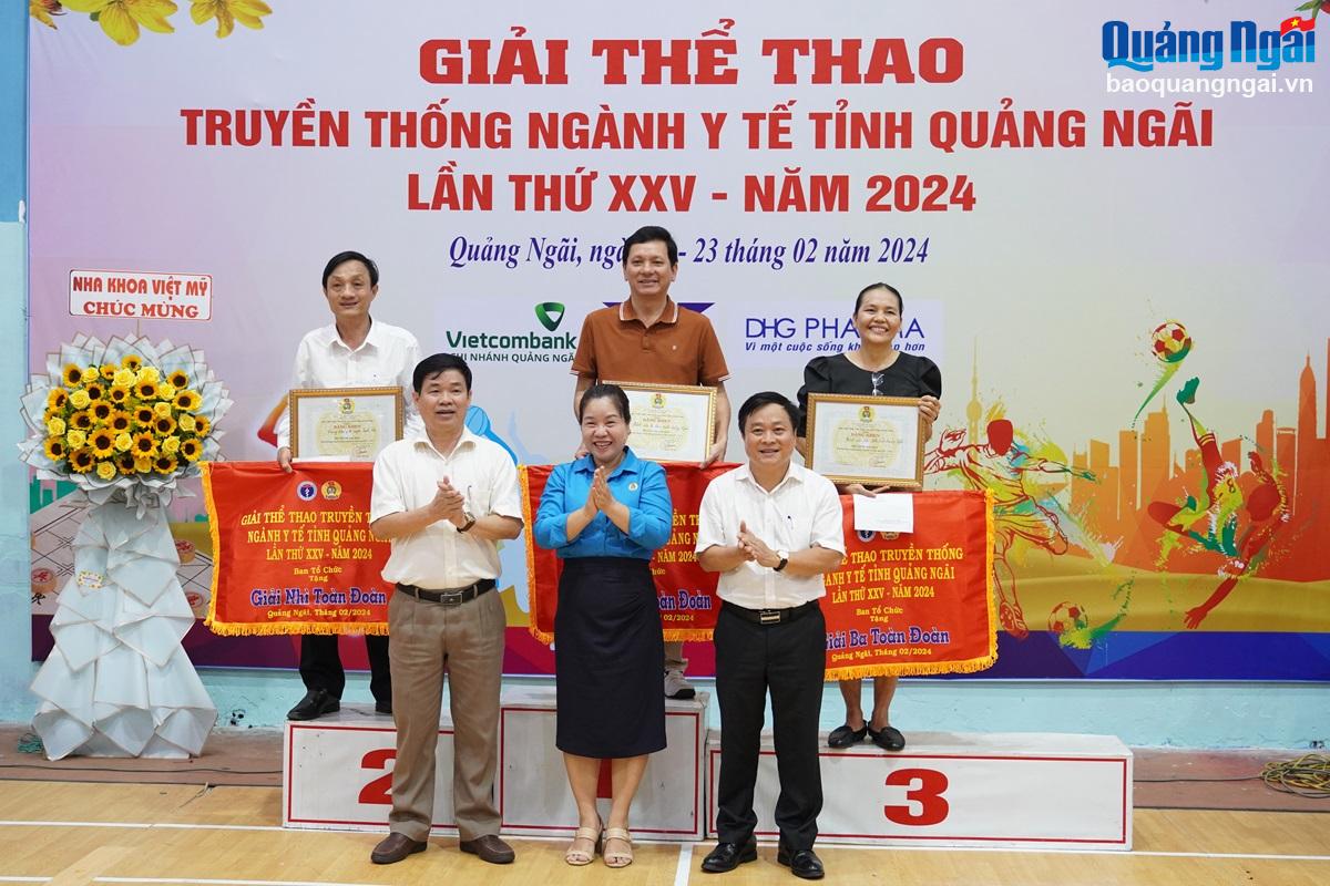 Bế mạc Giải thể thao truyền thống ngành Y tế Quảng Ngãi năm 2024