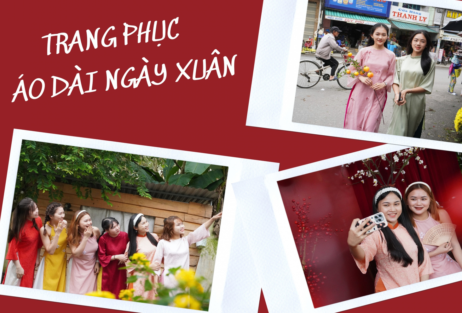 Trang phục áo dài ngày xuân