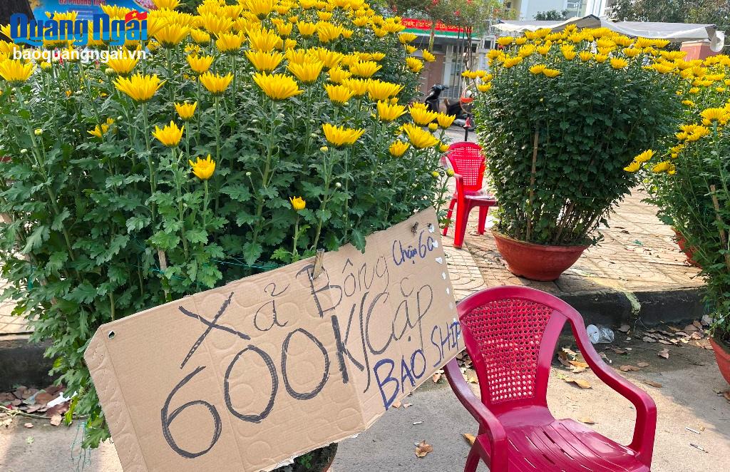 Chợ hoa ngày 30 Tết xả hàng vẫn vắng người mua