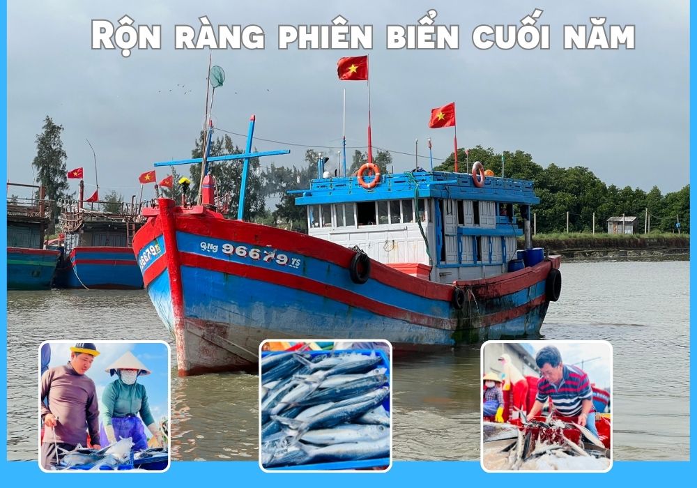 Rộn ràng phiên biển cuối năm