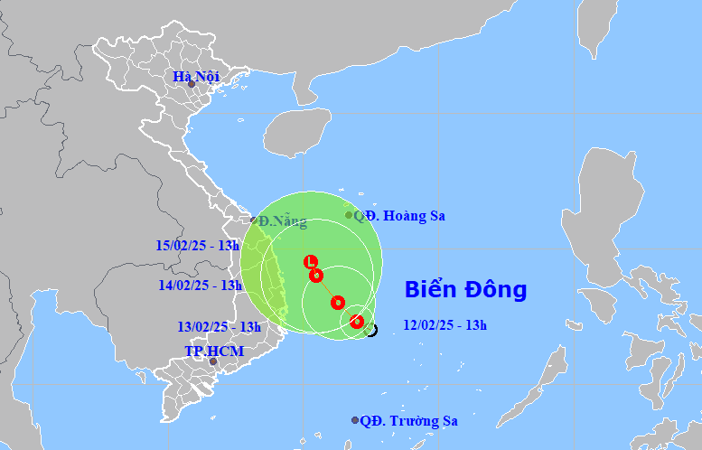Tin áp thấp nhiệt đới trên Biển Đông  