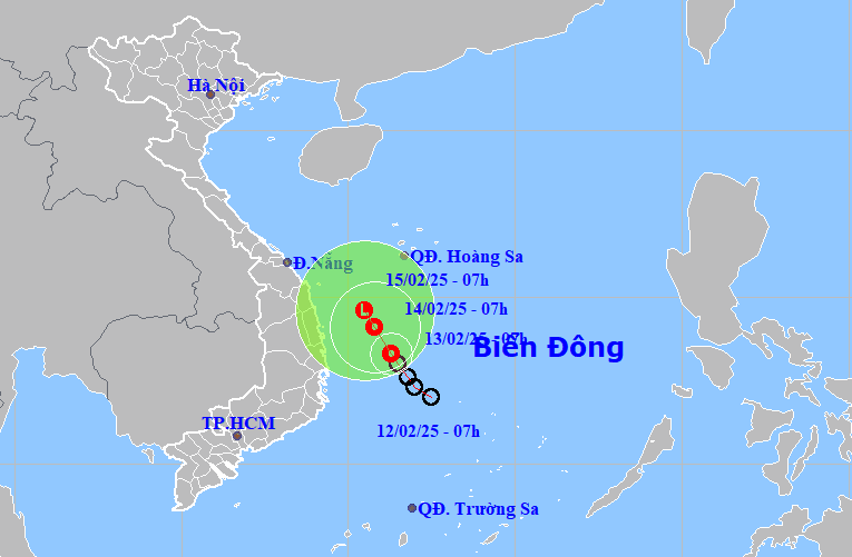 Áp thấp nhiệt đới ít có khả năng mạnh lên thành bão