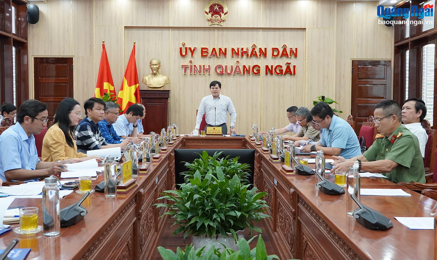 Bàn giải pháp phòng, chống sạt lở trên địa bàn huyện Bình Sơn