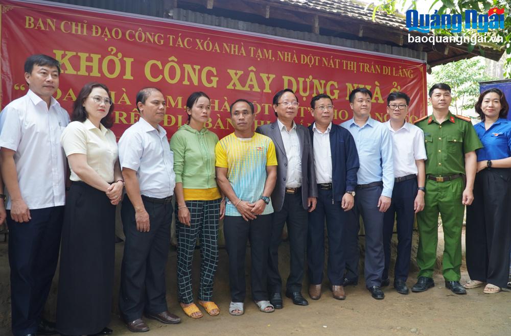 Sơn Hà ra quân triển khai Chương trình xóa nhà tạm, nhà dột nát