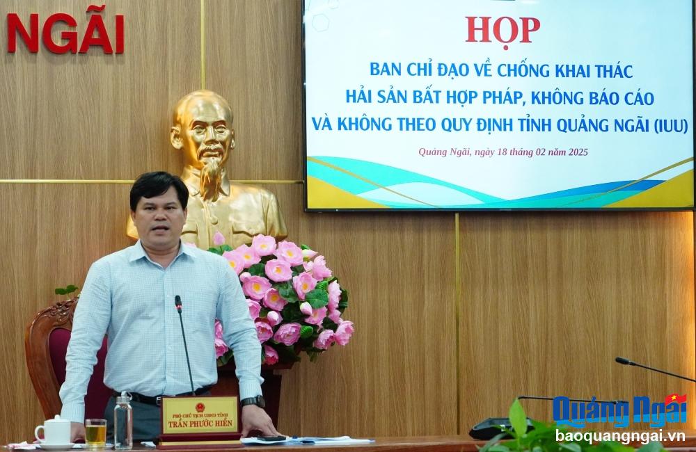 Kiên quyết xử lý các trường hợp vi phạm IUU